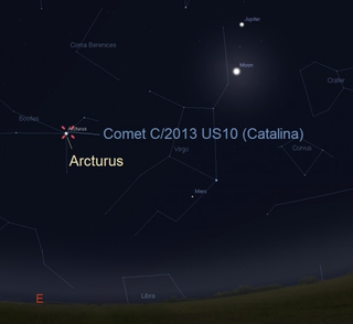 Illustration for article titled La última oportunidad de ver al cometa Catalina antes de que el Sol lo expulse del sistema